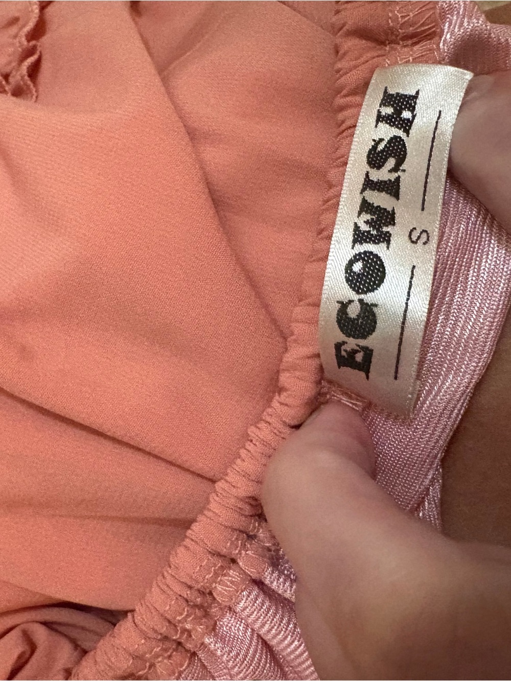 Backless Tie-Front Sundress in Dusty Rose - Picture 5 of 6
